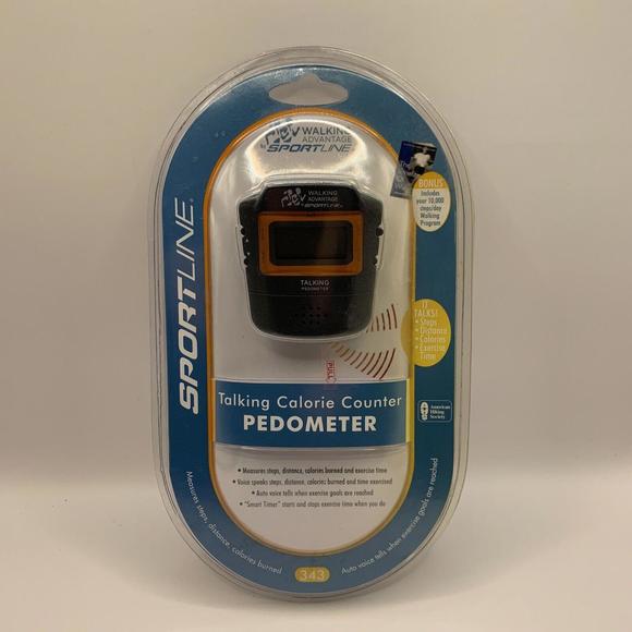 Sportline 343 (WV3482MU) Talking Calorie Pedometer NEW SEALED - Picture 1 of 4